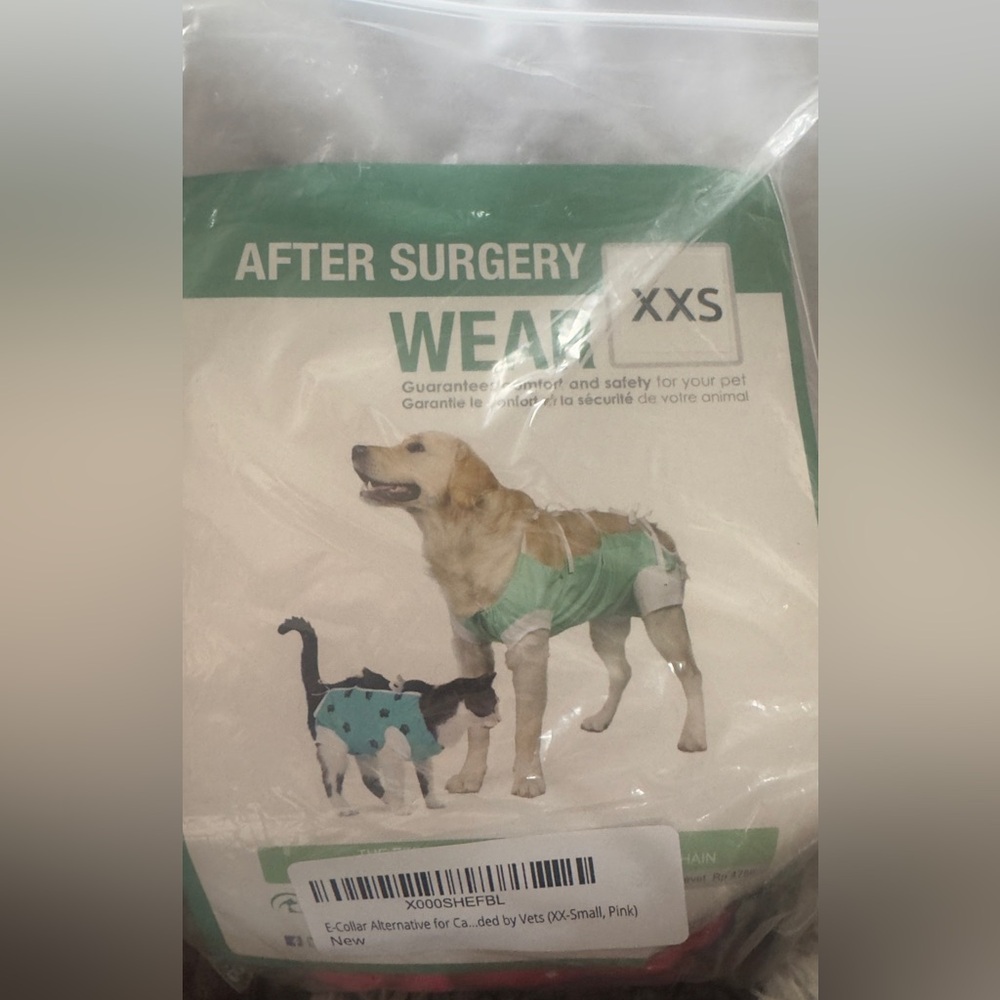 Small Toy Breed Dog after Surgery Wear XXS - e-collar alternative